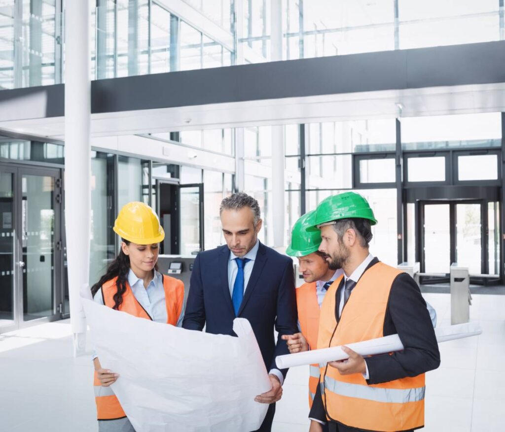 Commercial general contractor Chicago IL managing new construction project