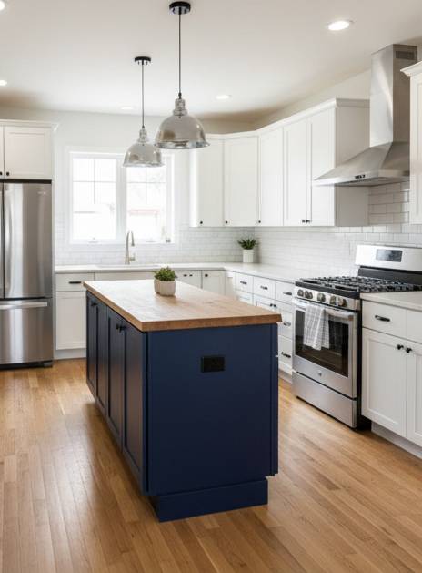 Kitchen redesign renovation completed by Natures Builders