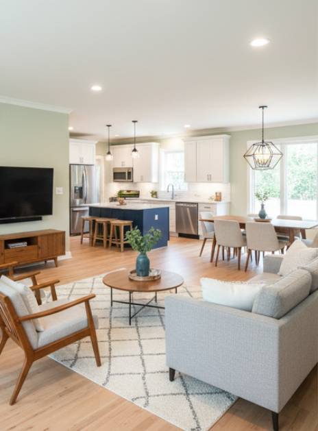 Residential remodeling contractors completed project Chic
