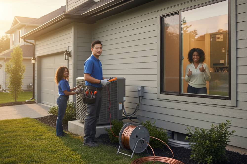 HVAC and ventilation system installation for home comfort